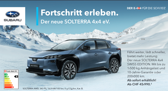 News - Der neue SOLTERRA 4X4 eV. steht ab sofort zur Probefahrt bereit. 35